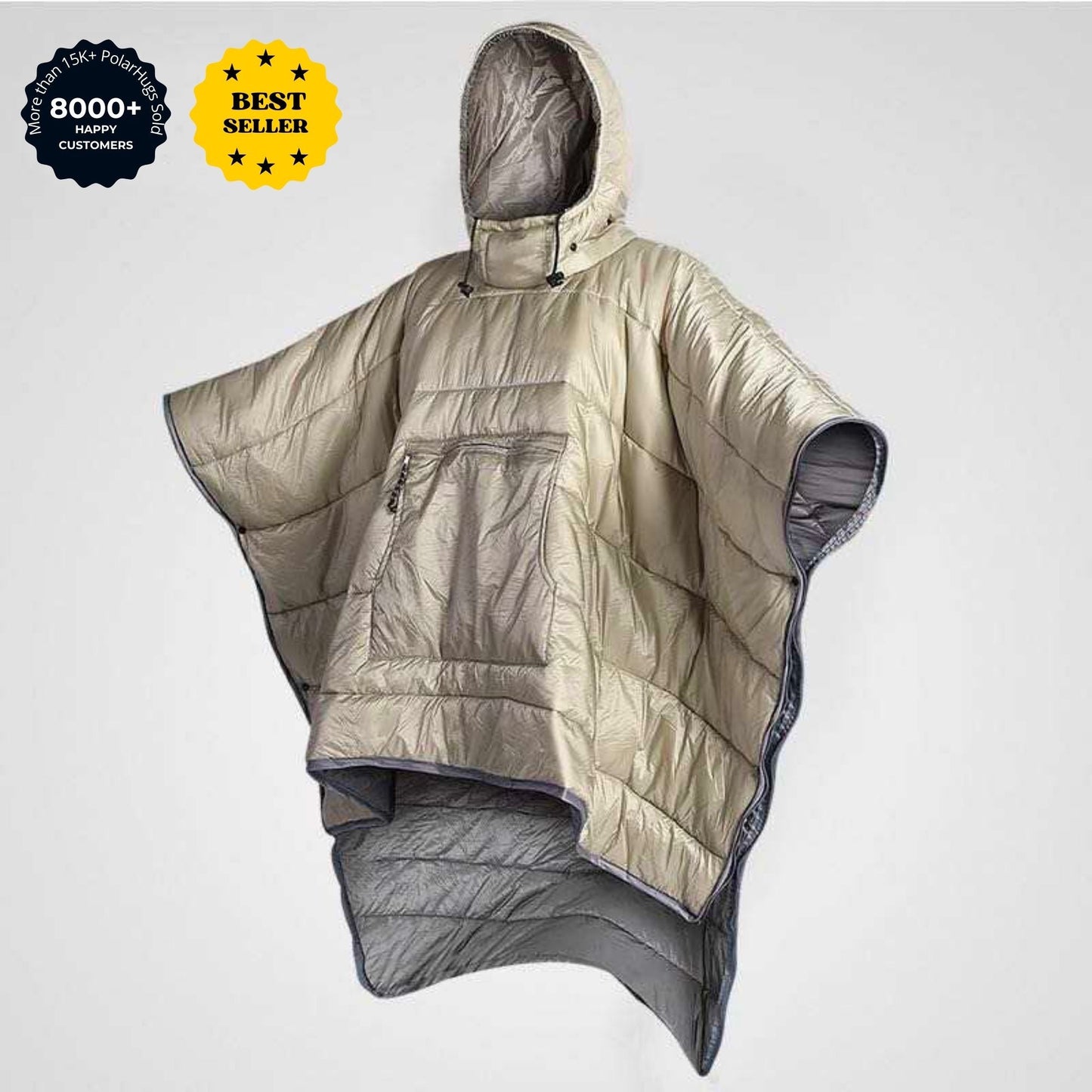 Polardiseno™ | 3 in 1 Ultimate Utomhus Poncho / Sovsäck / Filt för utomhusbruk